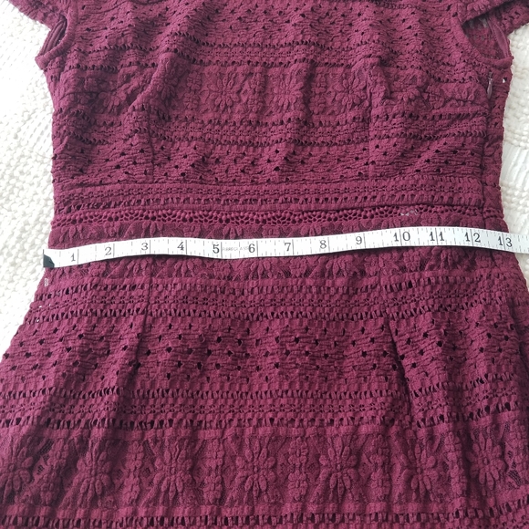 FOXIDOX Ellie Fit & Flare Lace Dress w/ Sexy Back - Picture 13 of 16